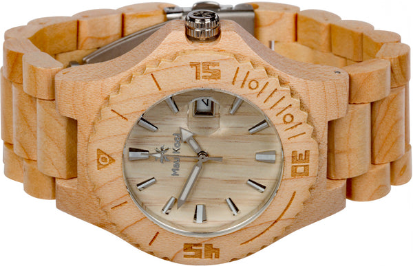 Maui Kool Lahaina Maple Wood Wooden Watch